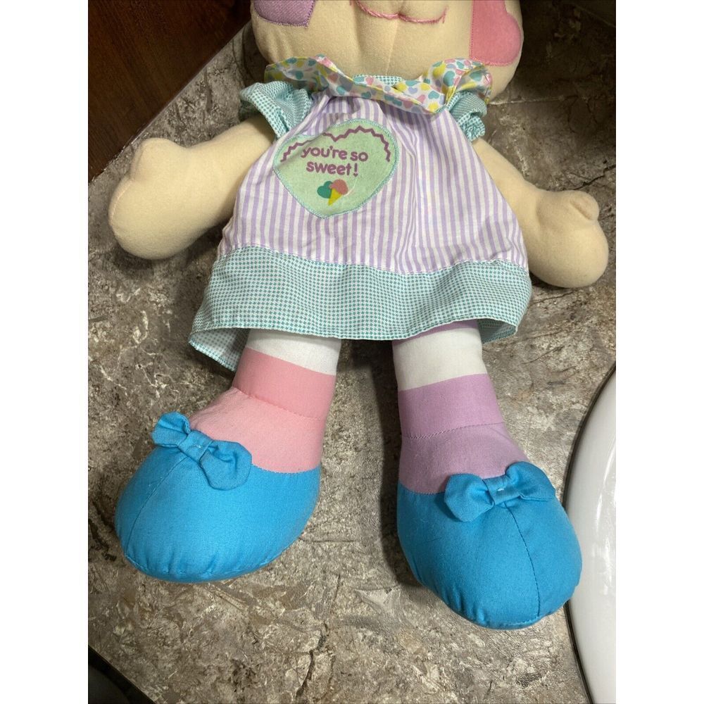 Vintage 1988 Playskool‎ BEAR FRIENDS "You're So Sweet" Plush Doll 80's Nostalgia - Picture 9 of 9